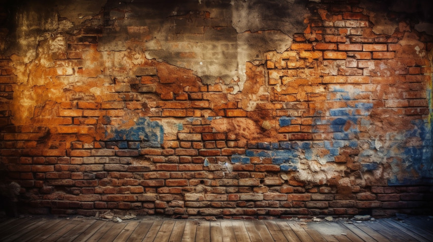 Old Wall Background Pictures Brick wall Front view HD