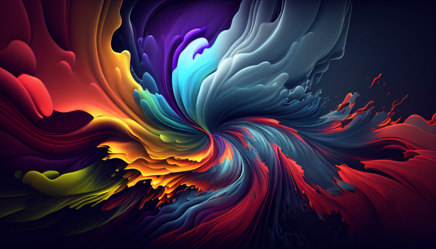 Colorful abstract background Front view HDR 8K High Resolution