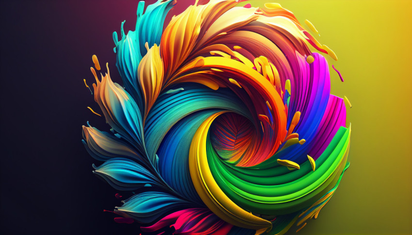 A colorful background with the word rainbow on it