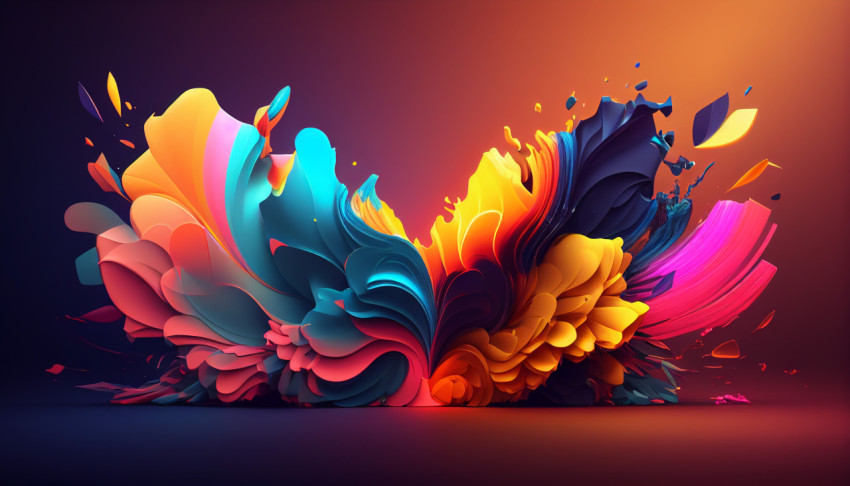 Colorful background, A colorful abstract design with a swirl of colors