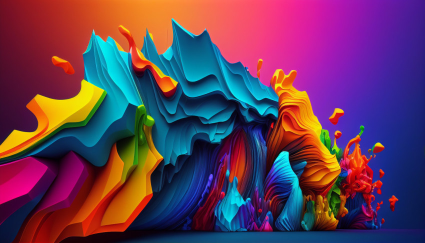 Fluid marble texture colorful abstract paint mix colors abstract background