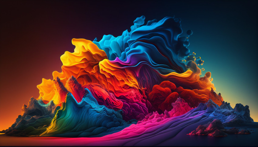 Vibrant colored balloons symbolize birthday celebration fun generated by AI