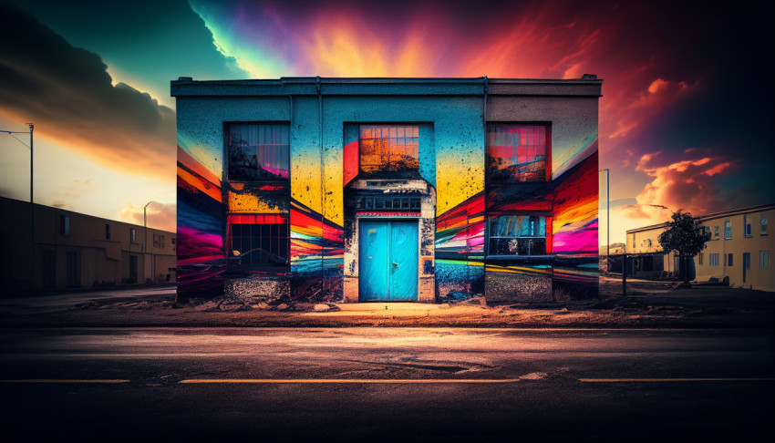 Colorful background,  Front view, HDR, 8K, High Resolution