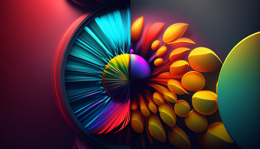 Colorful background, A colorful background with a spiral design