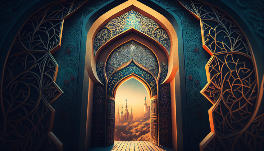 Islamic background, HDR, 8K, High Resolution