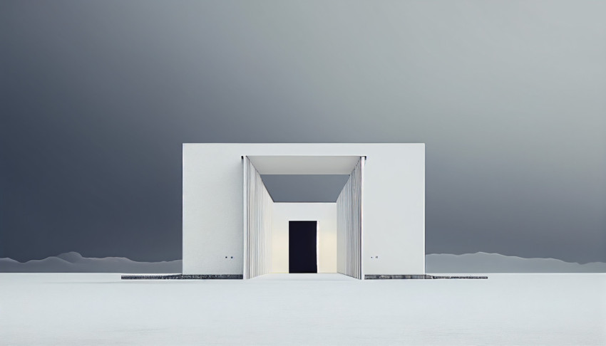 Minimalist background,  Front view, HDR, 8K