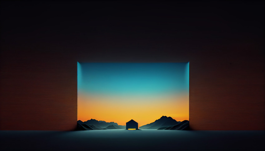 Minimalist background, HDR, 8K, High Resolution