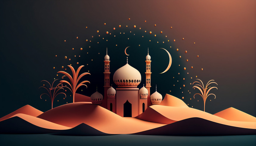 Minimalist Eid background