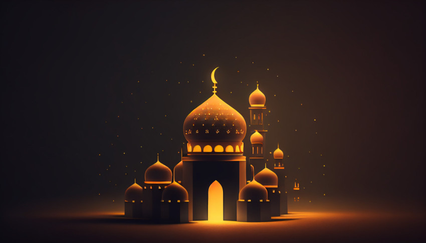 Eid background, HDR, 8K, High Resolution