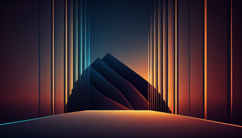 Minimalist Line background HDR 8K High Resolution