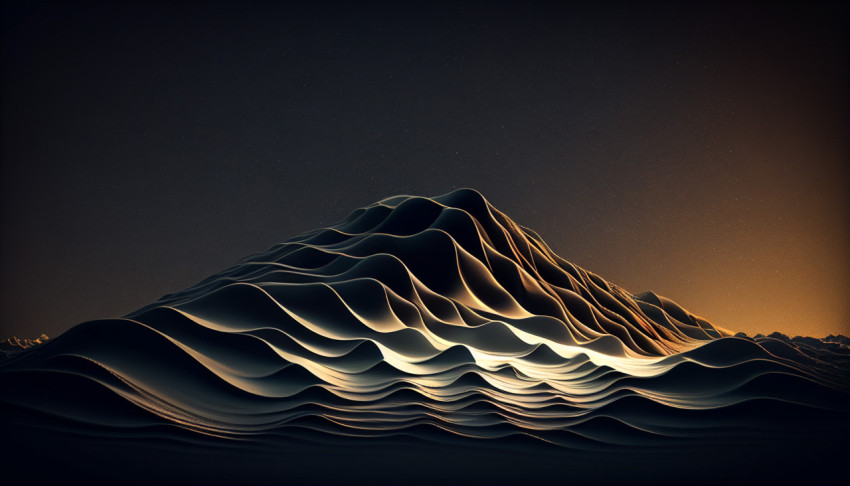 Minimalist wave background HDR 8K High Resolution
