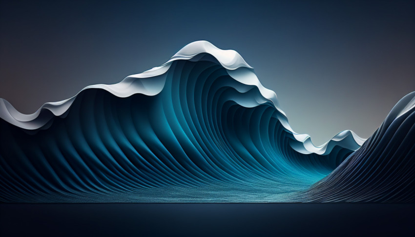 Minimalist wave background, A colorful background with a wavy pattern