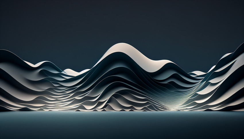 Minimalist wave background HDR 8K High Resolution