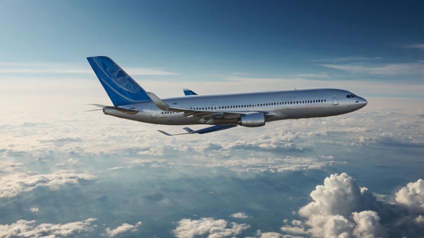 Leonardo Kino XL A sleek white commercial airliner with subtle 0