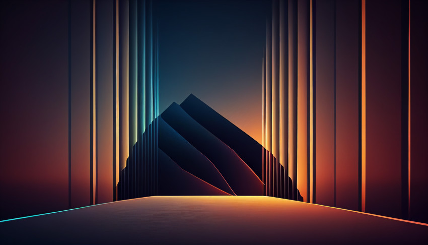 Minimalist Line background HDR 8K High Resolution