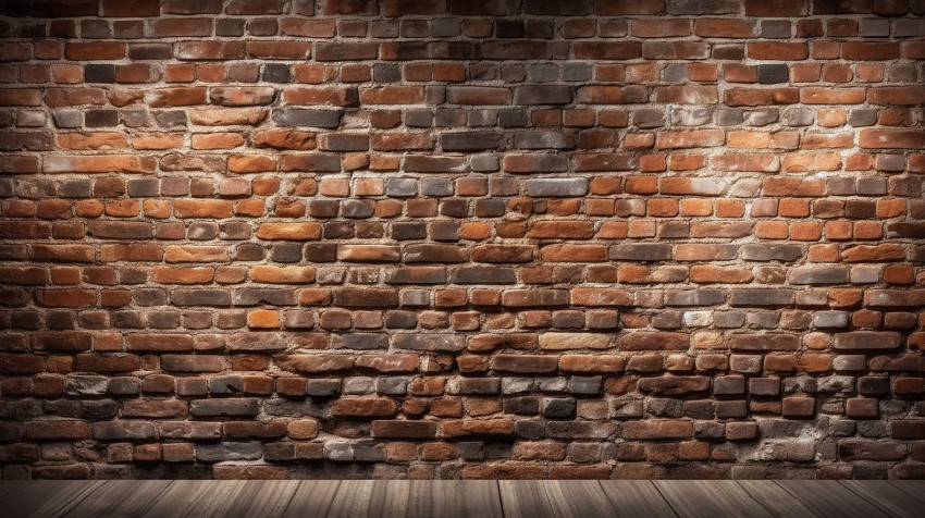 New Brick wall Front view HDR 8K High Resolution
